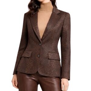Freda's Animal Print Blazer
